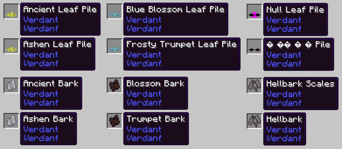 Corrected names