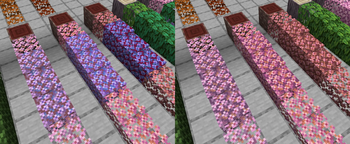 Discoloured heavy leaf piles