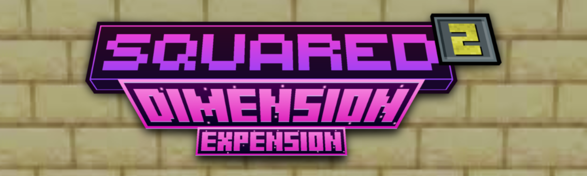 The Squared Logo with an exponent of 2 with Dimension Expansion with Expansion spelled incorrectly to rhyme with Dimension