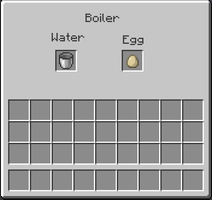 Boiling an egg