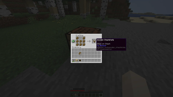 Crafting Wooden Chestplate