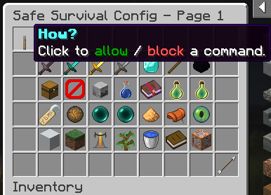Config in game