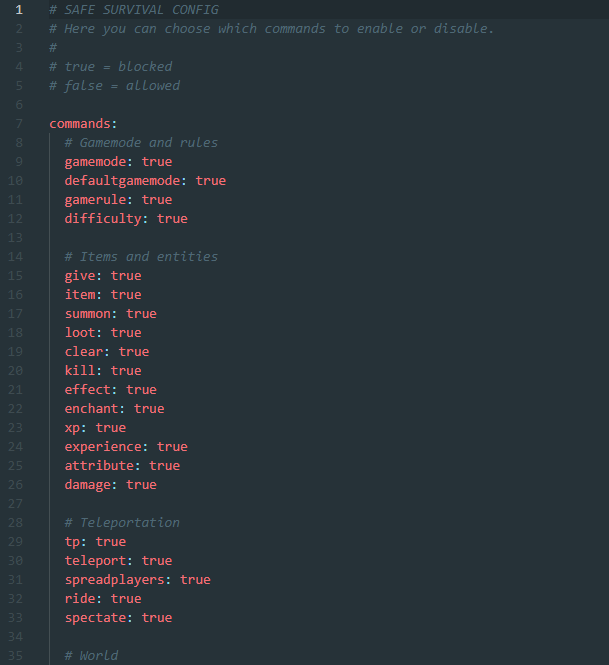 Json Config