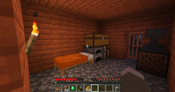 Inside with torch