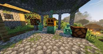 Oxidized Copper Golems :(