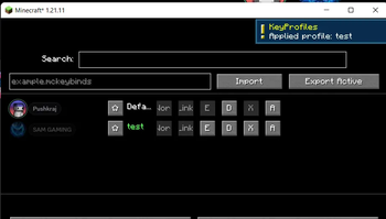 KeyProfiles Screenshot 3