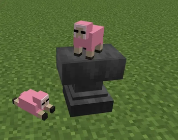 Pink Sheep Plushie Pack Cover