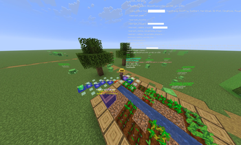 Example of Mob Brain and Villager Pathing debug