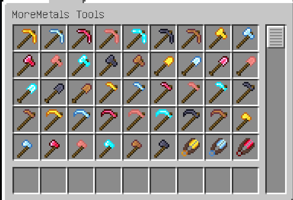 MoreMetals Tools