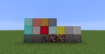 Screenshot of the new metal items