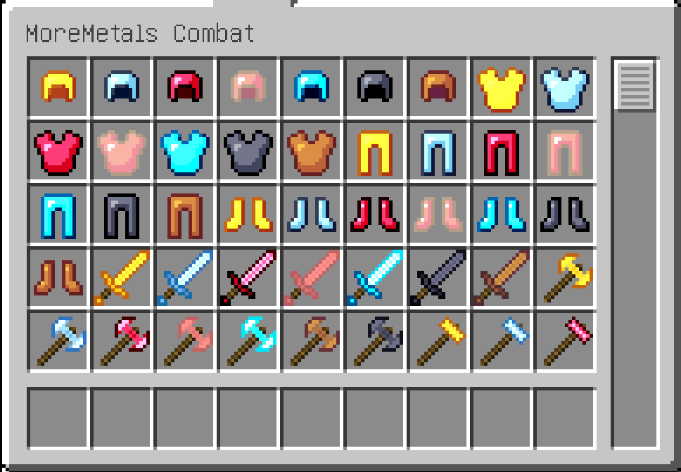 MoreMetals Combat