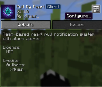 Configure Button