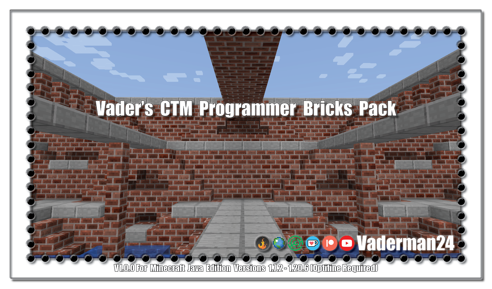 Vader's CTM Programmer Bricks Pack - Minecraft Resource Pack