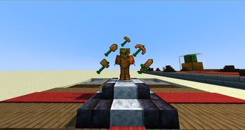 In-game showcase