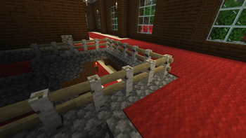 Birch Fence in Mansion