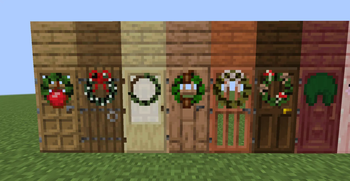The classic wood doors