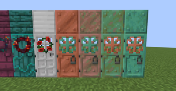 The metal doors