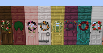 The newer wood doors