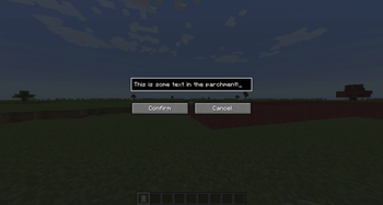 Parchment GUI