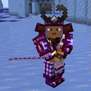 Amethyst Wizard Samurai Armor