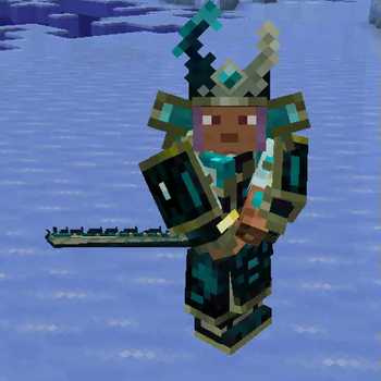 Sculk Wizard Samurai Armor