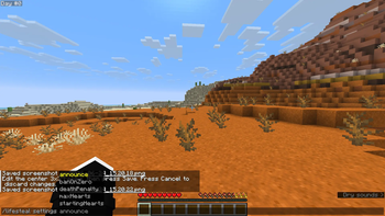 Change Settings