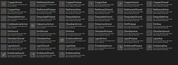 items this mod adds