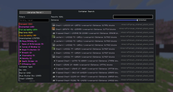 Container Search GUI