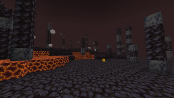 Thermal anomaly zone after emission