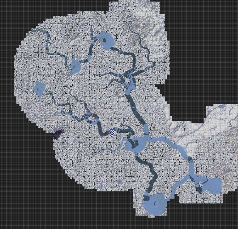 River Network in snow