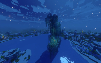 Large NightSeeker Tree in the Night