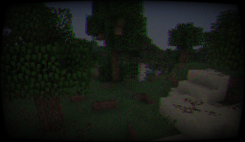 Скриншот: minecraft CRT