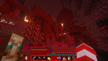 RED HUD in Hardcore with Absorption