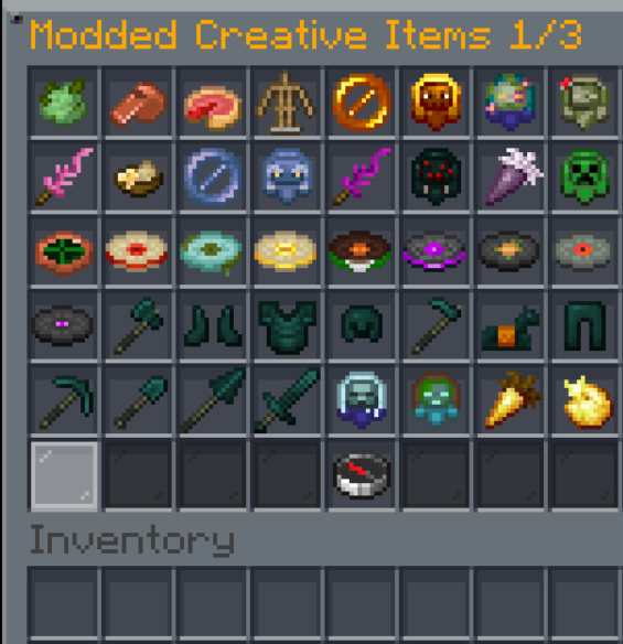 Modded Creative Menu