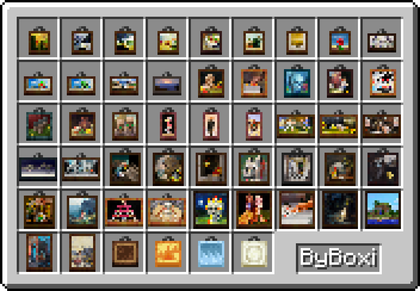 Every Vanilla painting.