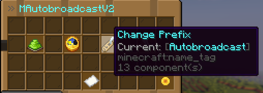 Change Prefix