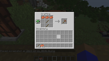 Copper Pickaxe Recipe