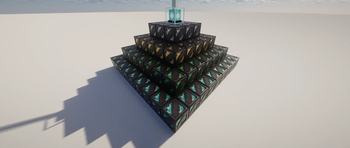 Beacon Activated with Advanced Netherite Blocks