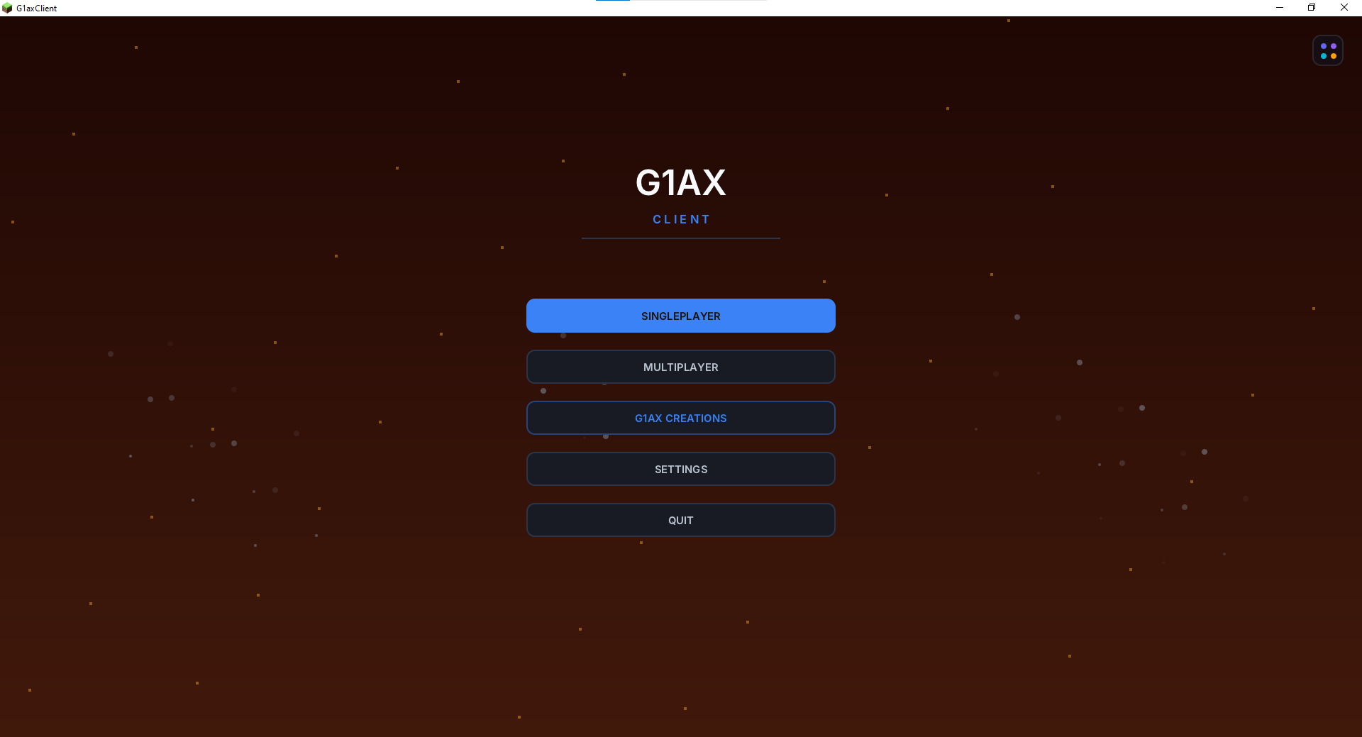 Sunset Fire Shader Theme