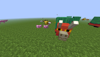 Axolotl, Bee and Sniffer