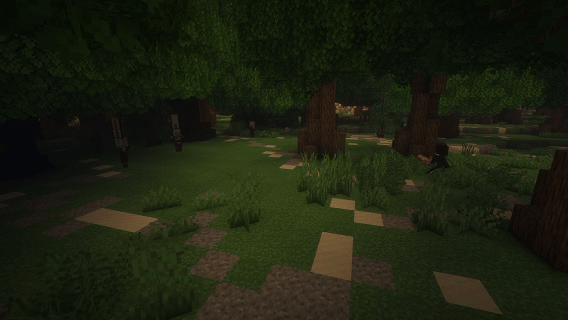 The fiery sword in action!