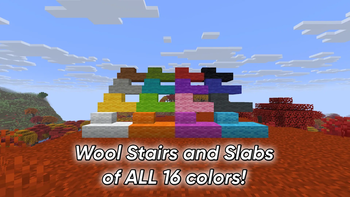 Wool Stairs and Slabs!