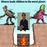 Icon for Divorce leads children to the worst places