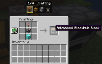 Crafting an advanced blockhub block
