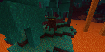 A naturally spawned Warped Guardian