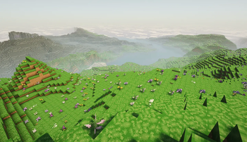 A flower-filled plain