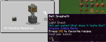Belt Spaghetti!