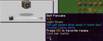 Belt squash, er... pancake