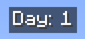 The day counter with baground