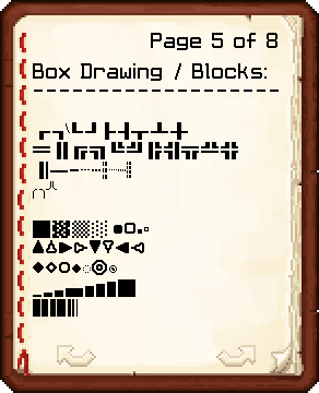 Box Drawing / Block Characters